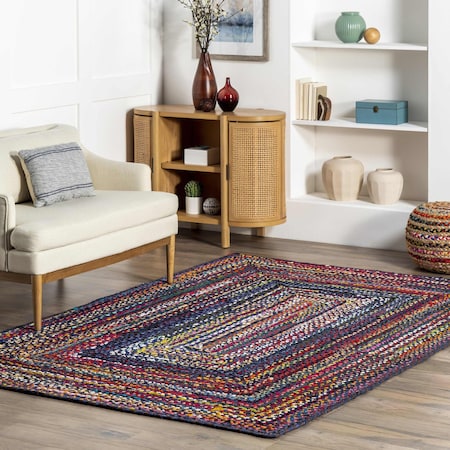 Nuloom Tammara Bohemian Hand Braided Area Rug 5ft x 8ft MGNM04B-508